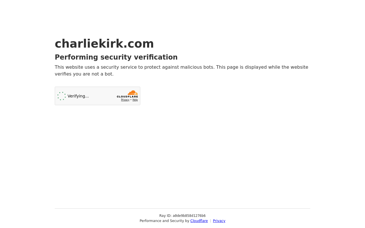 Screenshot of charliekirk.com