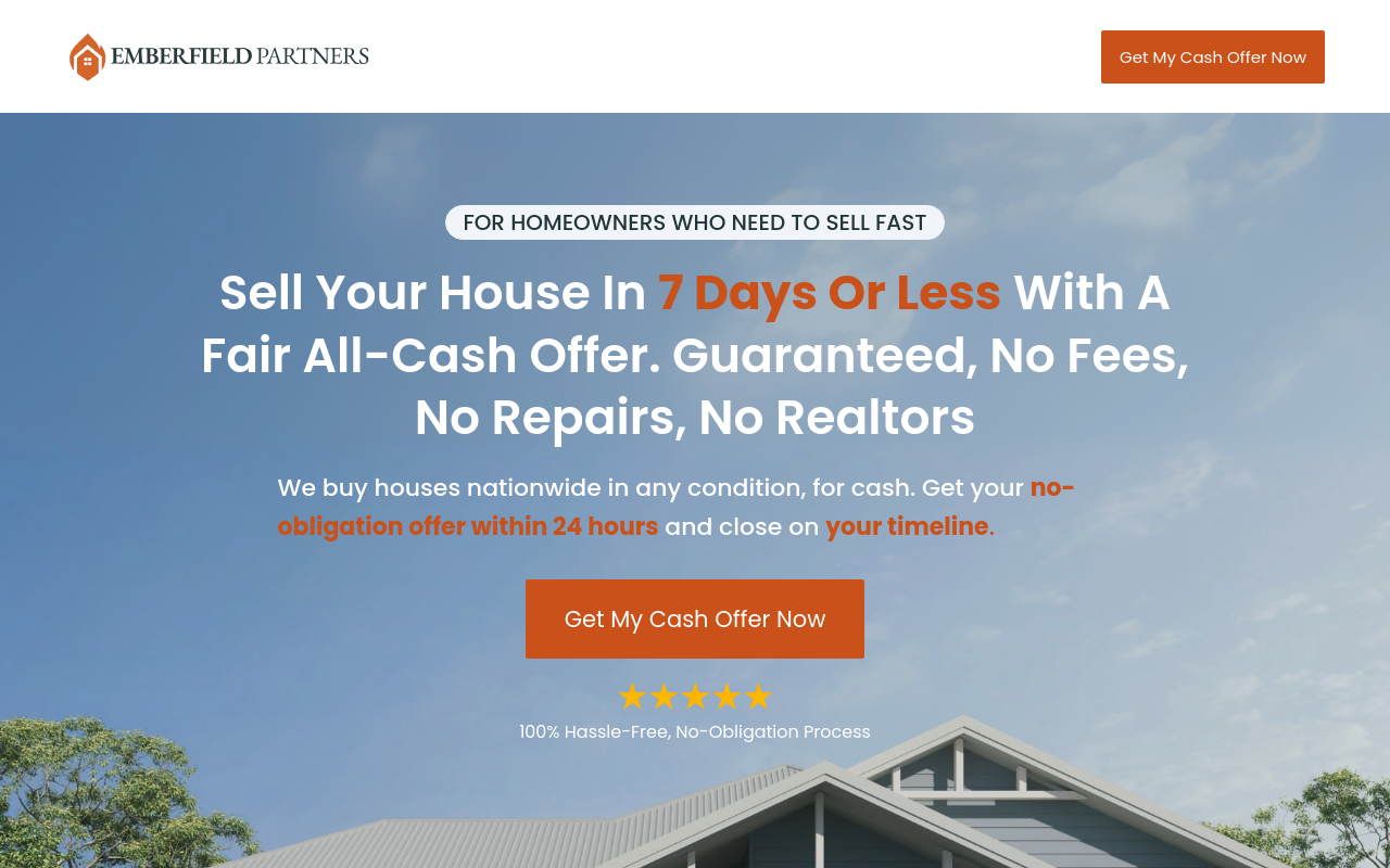 Screenshot of emberfieldpartners.com